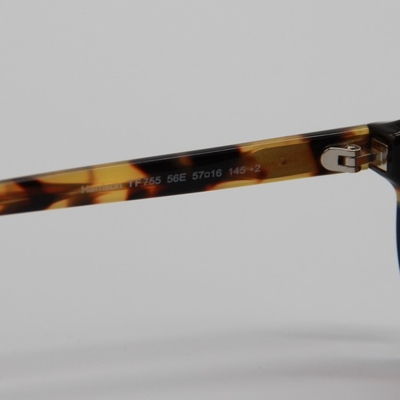 NEW TOM FORD HARRISON TF755 56E AVIATOR SUNGLASSES TOM FORD TF755/S BROWN - Picture 8 of 10